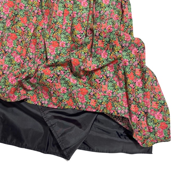 Alpen Trachten Vintage German Floral 100% Cotton Dirndl Skirt Size EU 38/US 2 - Picture 5 of 10